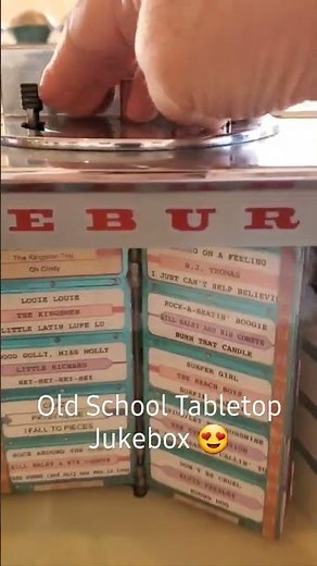 Classic Tabletop Jukebox