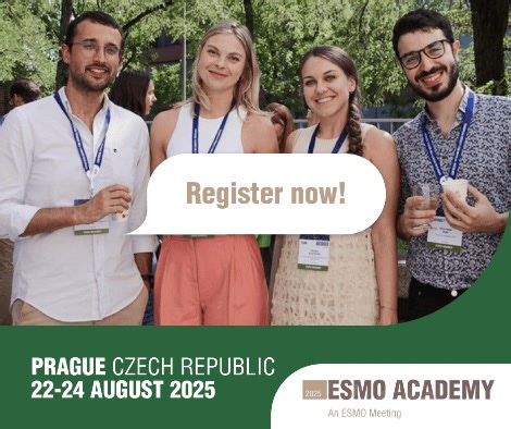 📣 ESMO Academy: Join us in 📍Prague for the chance to meet renowned specialists like S. Banerjee, R. Califano, J. Naidoo and A. Psyrri, connect with your peers from different countries and take part in thought-provoking lectures. 👉 Mark a new stage in your career by immersing yourself in a special atmosphere of learning and dialogue! 🔗 https://ow.ly/GMMQ50WeOzc | ESMO - European Society for Medical Oncology