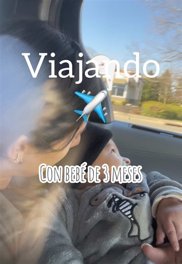 Primer viaje en avión con bebé Alejo