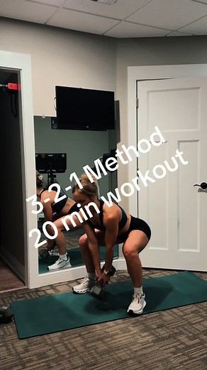 20-Minute Full Body Workout Using the 3-2-1 Method