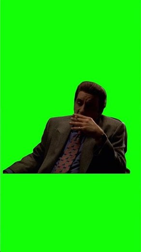 The Sopranos Silvio Dante Smoking meme - Green Screen