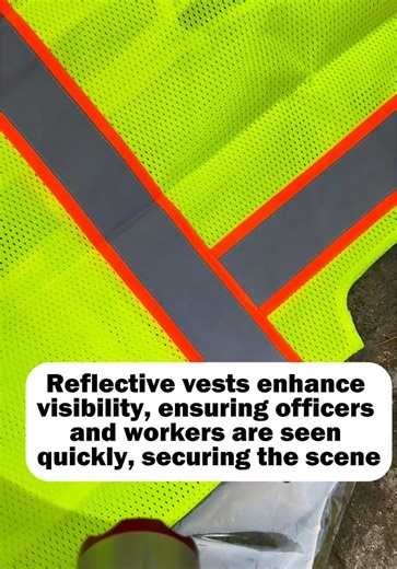 Accident response gear:safety vest’&DOt warning triangle #safetyvest #reflectivevest #emergencytriangle #roadsideemergency #safetyfirst