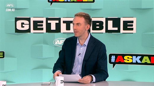 31 touches, 10 marks, eight tackles and three goals as a bottom-ager 🤯 Cal Twomey and Riley Beveridge discuss Carlton 2026 father-son prospect Cody Walker's star quality on Gettable: afl.com.au/video/1325936 | AFL