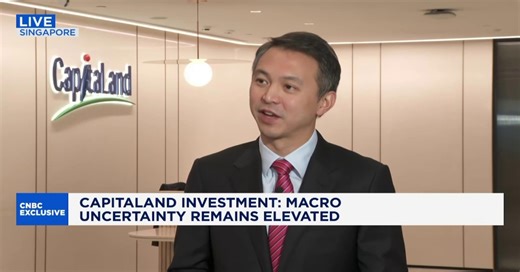 Deal environment improving as rates fall, boosting real estate valuations: Capitaland Investment CFO