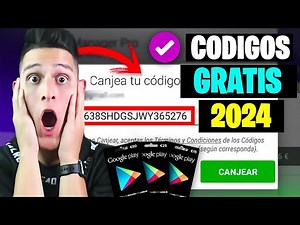 😱COMO TENER CÓDIGOS (GRATIS) DE GOOGLE PLAY 2024 ✅
