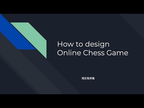 System Design - Online Chess Game