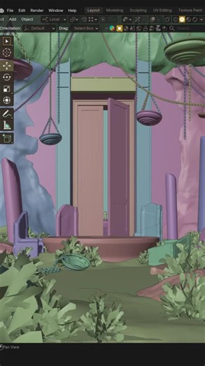 Blender real-time 3d and Grading workflow