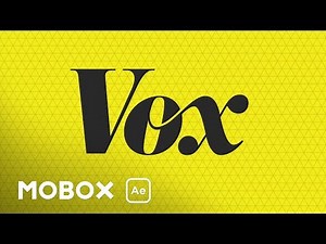 Vox Media Animated Logo - After Effects Tutorial