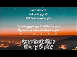 AMERICAN GIRLS - HARRY STYLES ONE HOUR LOOP