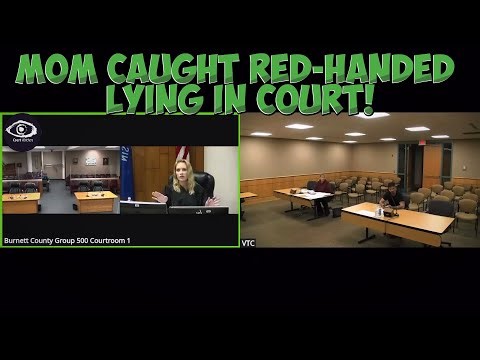 Mom's Perjury EXPOSED in Real Time - Judge's Reaction is PRICELESS