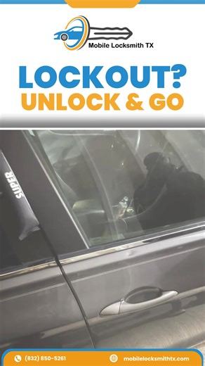 Locked out of your car and running late? We’ve all been there. 🚗😅 This is how a typical car lockout call goes with our mobile team in Houston: we arrive, verify you’re the owner, safely unlock your vehicle, and get you back on the road in minutes. No drama, no damage, just fast help when you need it most. 🙌 Save our number now: (281) 528-1703 and request help online when you need it: https://mobilelocksmithtx.com/automotive/car-lockout #carlockout #houstontexas #roadsidehelp #cardoorlocked #m