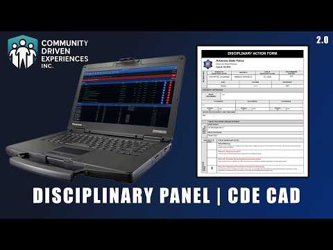CDE CAD Disciplinary Panel | FiveM CAD System