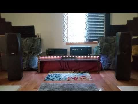 Infinity Entra Two tower speakers, KENWOOD KR-V8010, Birdy - Shelter (Owsey Remix)