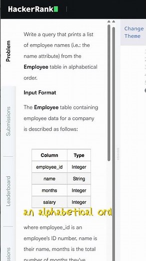 HackerRank SQL DAY 18| Alphabetical Order