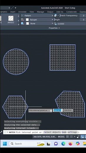 Autocad Hatch command#autocad #Cad Tips #Drafting Tips