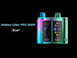 Vookbar Cyber PRO: The Future of Vaping | Smart Features & Bluetooth Connectivity!