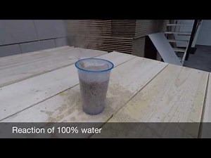 Reaction of Molecular Sieves with 100% water