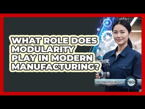 What Role Does Modularity Play In Modern Manufacturing?