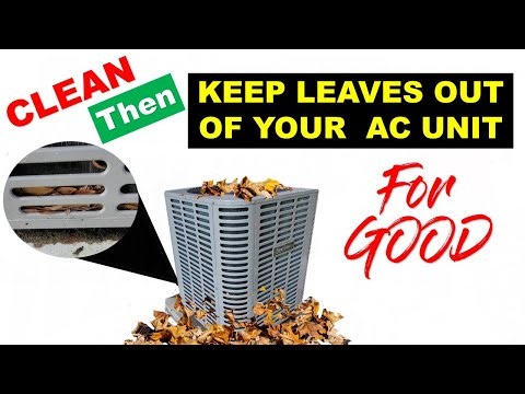 AC Outside Unit Service & Maintenance + Screen Installation