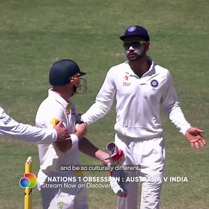 Know what the legends of cricket have to say about the fierce rivalry between India and Australia. '2 Nations 1 Obsession' now on Discovery Plus. | discovery