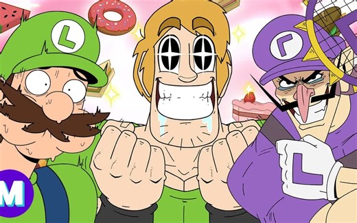 【搞笑动画】路易吉VS罗杰斯-mashed