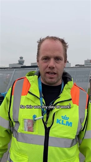 KLM Royal Dutch Airlines on Instagram: "Brake operator Sander is back 👑 And he’s here to tell you about his work day👷‍♂️✈️ Thanks @brakeoperator 🤝 #KLM #RoyalDutchAirlines #KingSander #Schiphol"