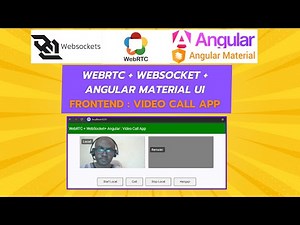 🚀 Build a Stunning Video Call App with WebRTC + WebSocket + Angular Material UI - FRONTEND - 01 !!🎥