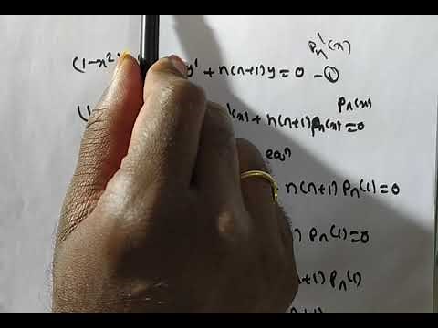 Applications of Legendre's Polynomials, pn'(1)=n(n+1)/2