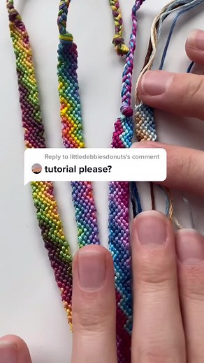 DIY Rainbow Friendship Bracelet Tutorial