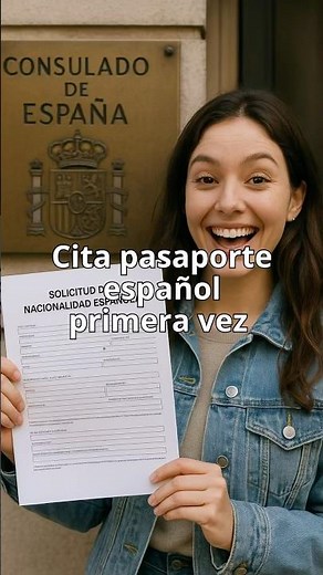 Cita pasaporte español primera vez #PasaporteEspañol#RenovaciónPasaporte#CitaConsulado