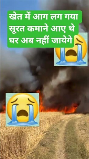 खेत में आग लग गया सूरत कमाने आए थे घर क्या करने अब जाएंगे