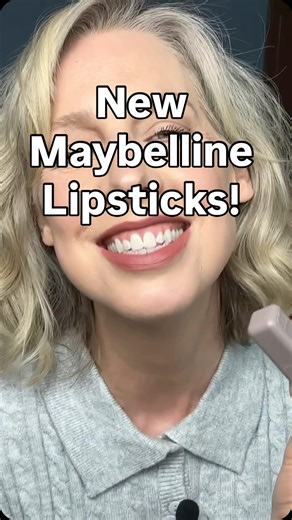 Rebecca Gallagher on Instagram: "The new @maybelline lipsticks are fabulous! I only found two shades- “Maybe It’s” in the Matte formula and “Out Til 4” in the Satins New liners- Crop Top and Upstate I look forward to them being in other retailers besides @target since I’m still avoiding shopping there as much as possible. These are available for purchase on the Maybelline website also. #over50 #lipstickoftheday #drugstoremakeup #maybelline #serumlipstick"