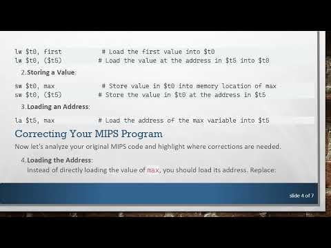 Mastering Pointers in MIPS