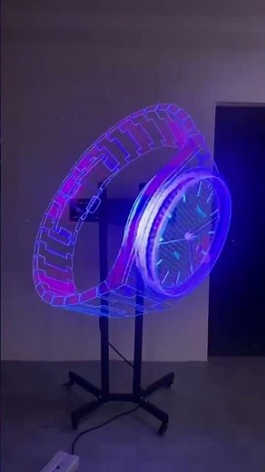 🌈 Free 3D Hologram Fan Videos | Download Stunning Visual Effects from Owosald.com #lamp #tech #neon