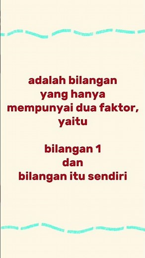 Pengertian bilangan prima