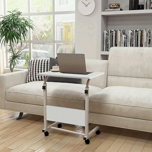 Torche Multipurpose Height Adjustable Movable Table for Computer & Laptop Table with Wheels