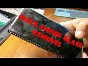 Quick!! NO B S liquid glass removal