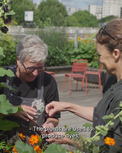 Introducing your new favourite chill-out spot 🌸 We're delighted to officially launch our Natural Dye and Wellbeing Garden. Situated on our Riverside terrace, the garden aims to create a sustainable and environmentally conscious dyeing practice for costume production, using naturally grown plants. A collaborative initiative between our Textiles Team, Skills Centre, and Welfare & Wellbeing Team, the garden also serves as a sensory and wellbeing space, offering moments of calm, connection, and cre