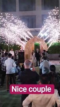 Ramada hotel Reception stage program bride and groom intry #weddingreception #reception #viral