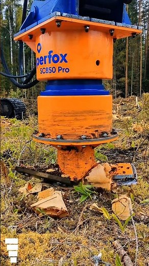 INSANE Excavator Stump Cutter! Perfox SC850 Pro Destroys Tree Stumps Fast | Heavy Equipment