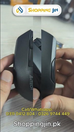 Experience seamless navigation with the A4Tech 2.4G Wireless Mouse G3-200N(S). 🖱️⚙️