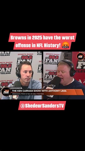 Browns in 2025 have the worst offense in NFL History! 🤬 #horrible #worst #offense #NFL #NFLFans #NFLFootball #NFLHistory #KevinStefanski #DillonGabriel #nflstats #NFLRecords #Browns #cleveland #clevelandbrowns | Shedeur Sanders TV