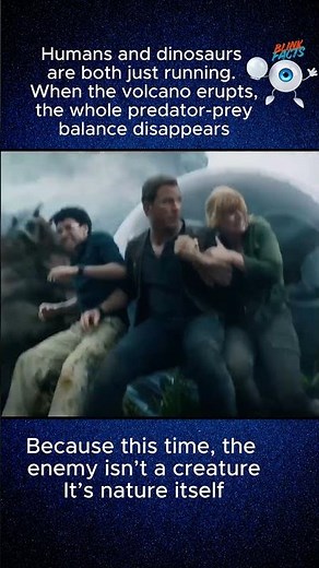 Jurassic World: Fallen Kingdom | Volcano Explosion Escape Scene #movie #jurassicworldfallenkingdom