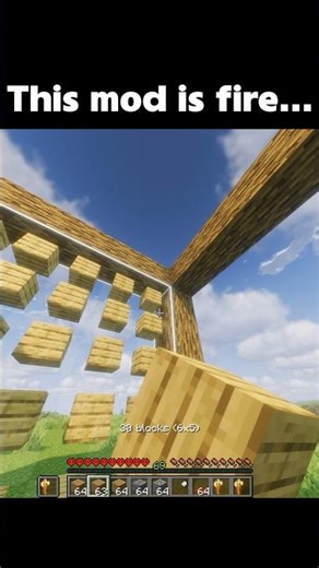 This Minecraft mod is FIRE... #shorts #minecraft #minecraftshorts