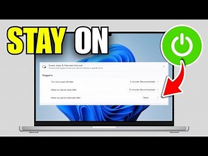 How To Make Laptop Screen Stay On Longer on Windows 11 (2025)
