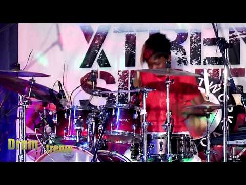 Naija's No1 female drummer Topsticks Live @drumxtreme series2