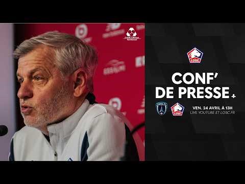 Watch the pre-PFC-LOSC press conference with Crédit Mutuel Nord Europe 🎙️