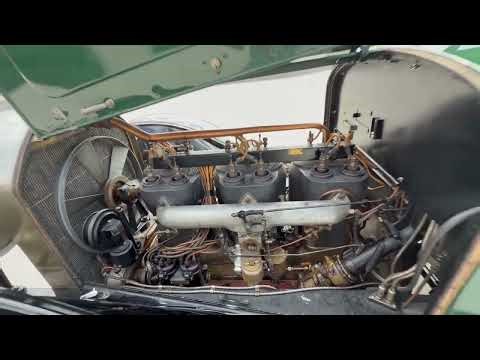 1926 Locomobile Four Door Open Engine Compartment Walk Around