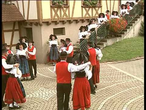 FOLKLORE ALSACIEN avec la DANSE des MARAICHERS