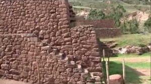 Amazing Ancient Megalithic Gate Near Cusco Peru